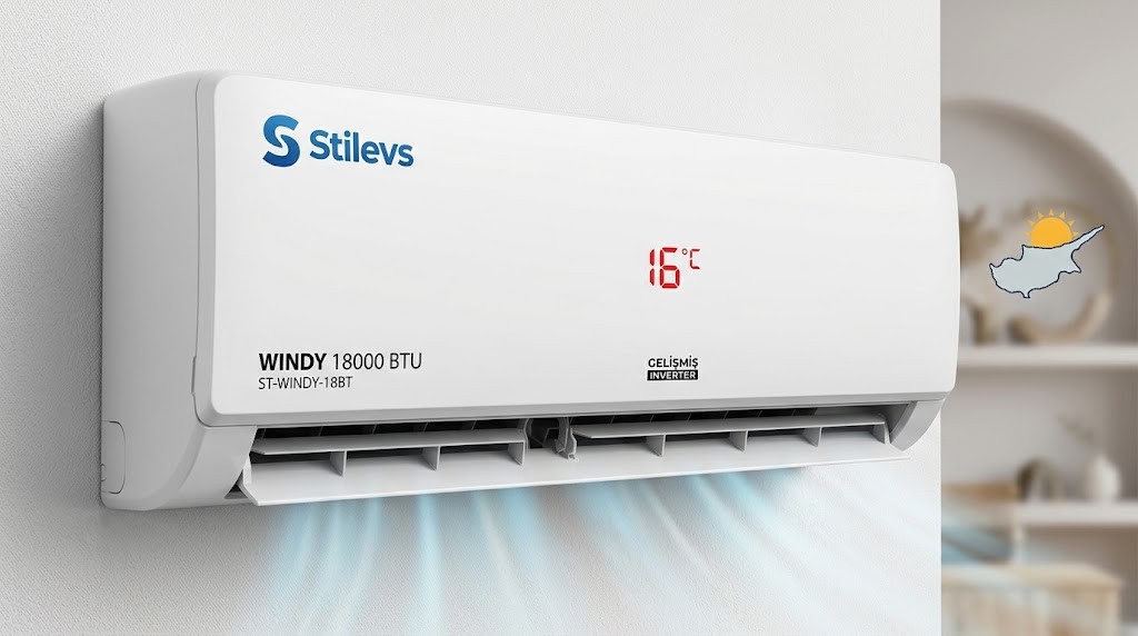 Stilevs 18 000 BTU Inverter Duvar Tipi Klima ST-WINDY-18BT
