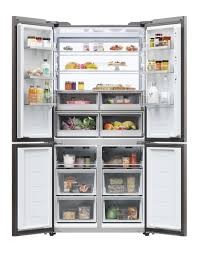 BUZDOLABI SİYAH 600 LT DÖRT KAPILI No-frostST-MUL600L01EU(E)NF-BLACK GLASS